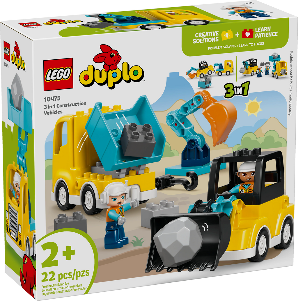 3 in 1 Construction Vehicles