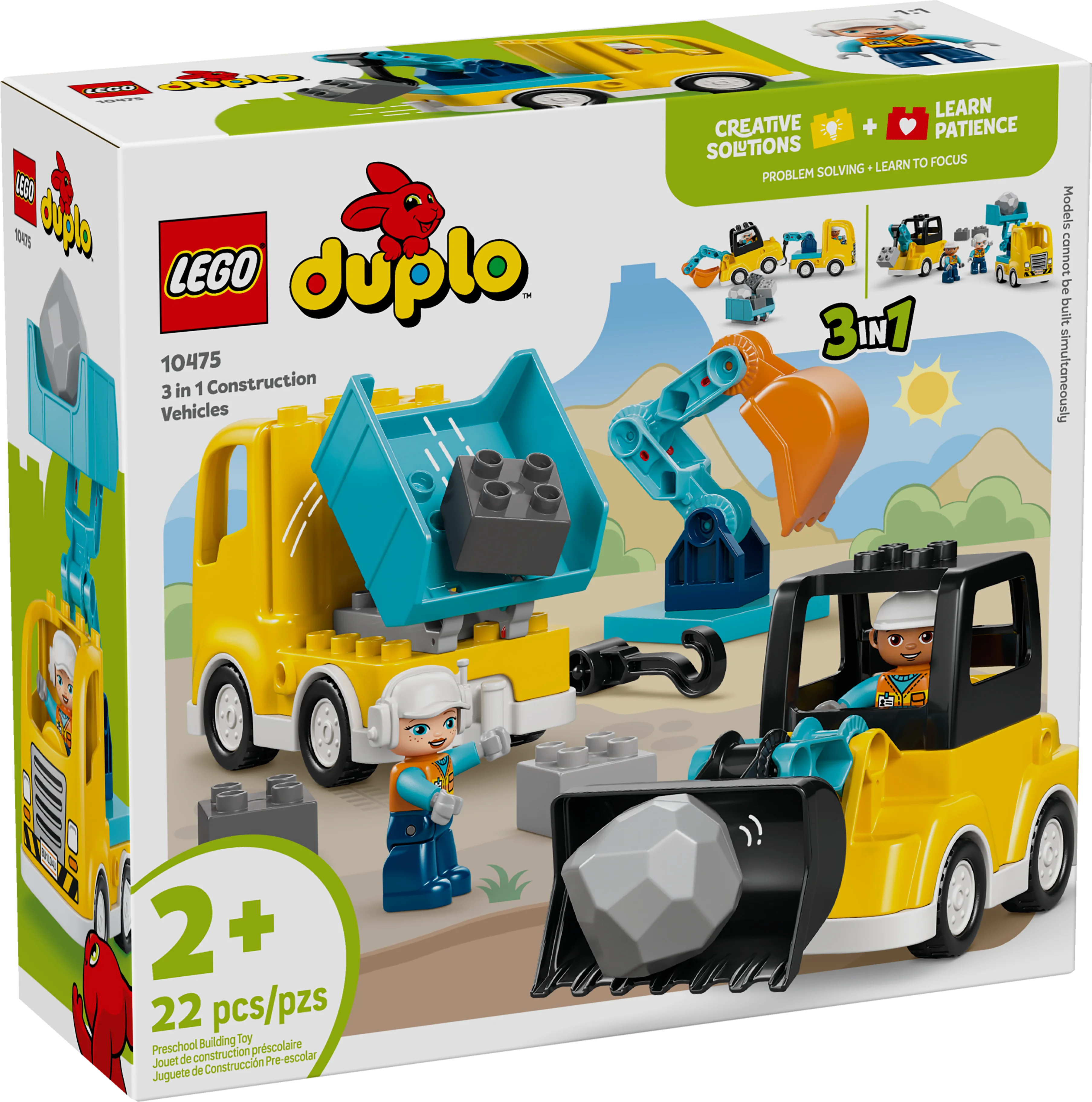 3 in 1 Construction Vehicles