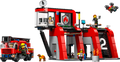 Fire Station with Fire Truck