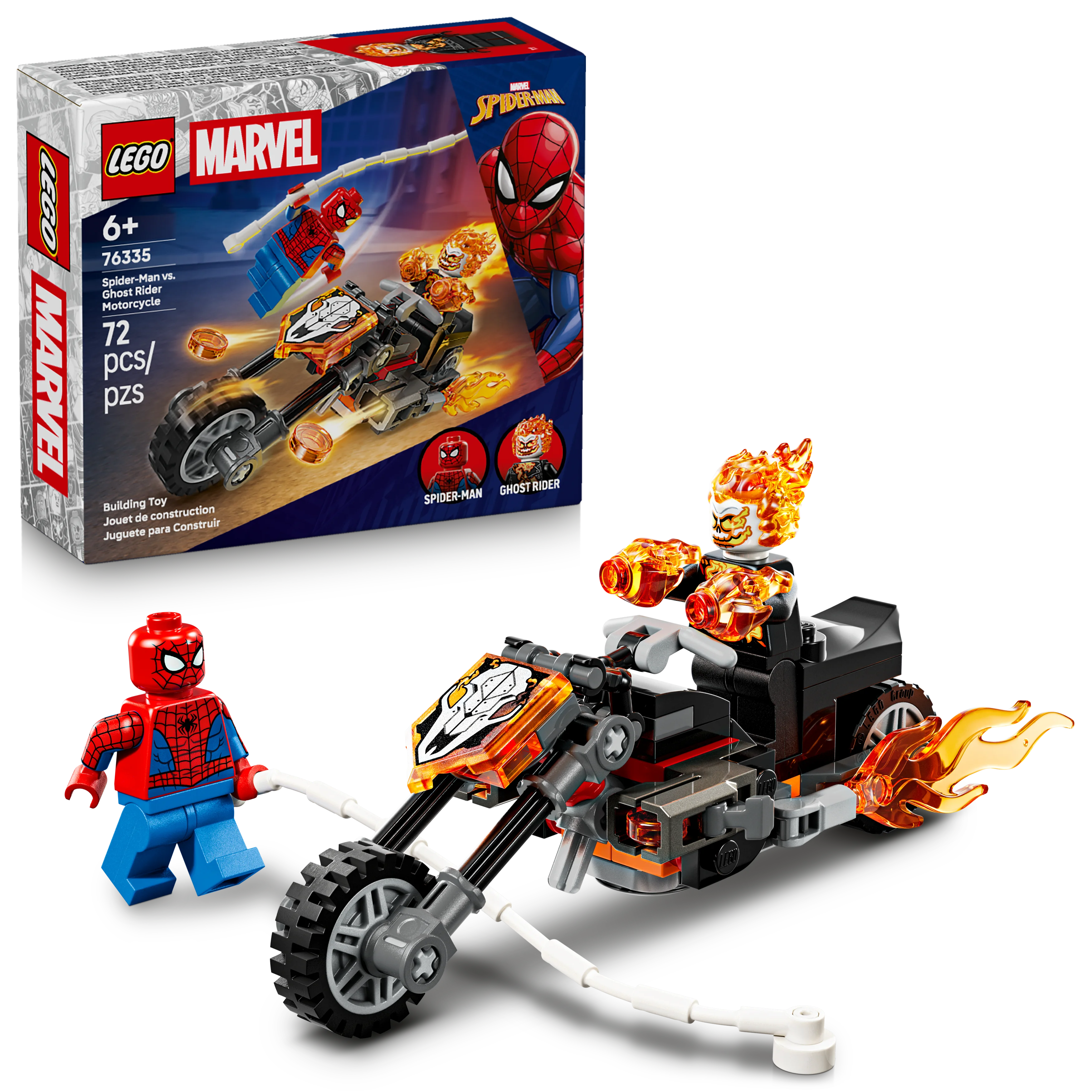 Spider-Man vs. Ghost Rider Motorcycle